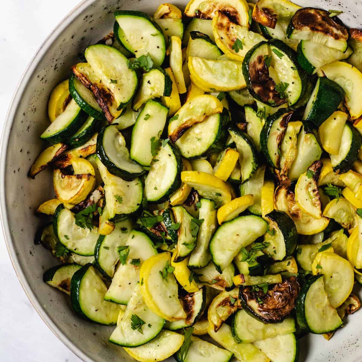 Air Fryer Zucchini and Squash