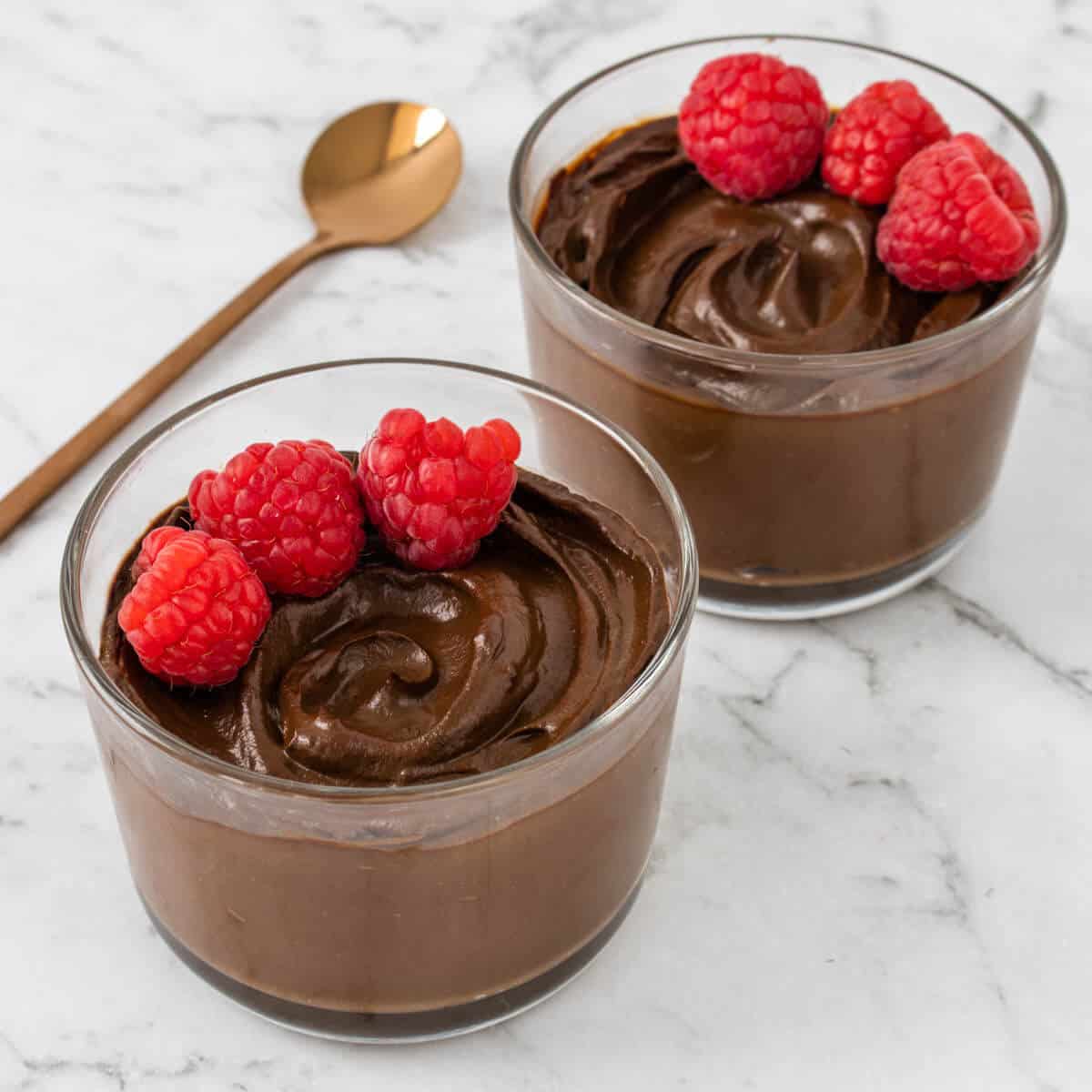 a beautiful and delicious Chocolate Avocado Mousse