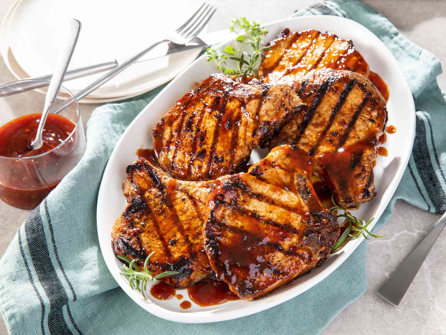 Honey Garlic Glazed Pork Chops Recipe