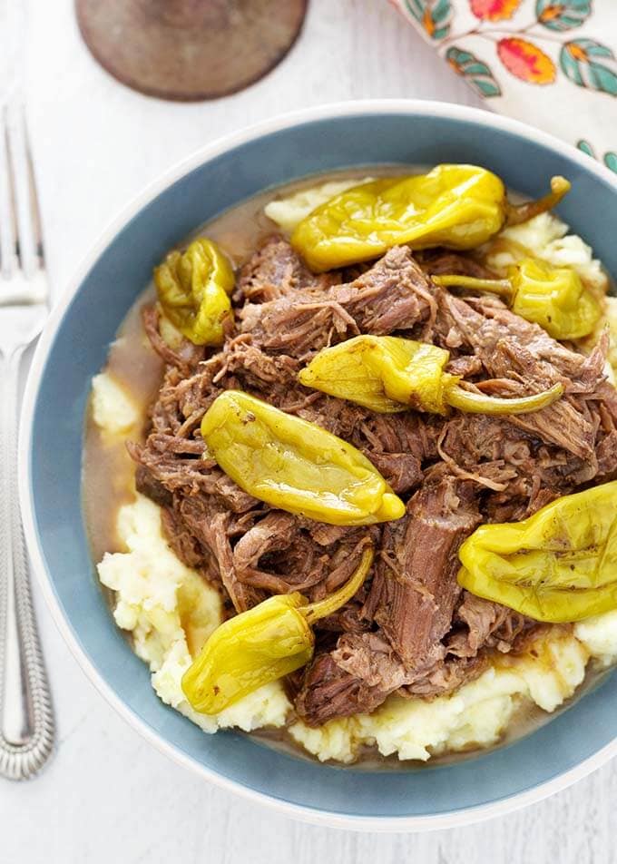 Slow Cooker Mississippi Pot Roast