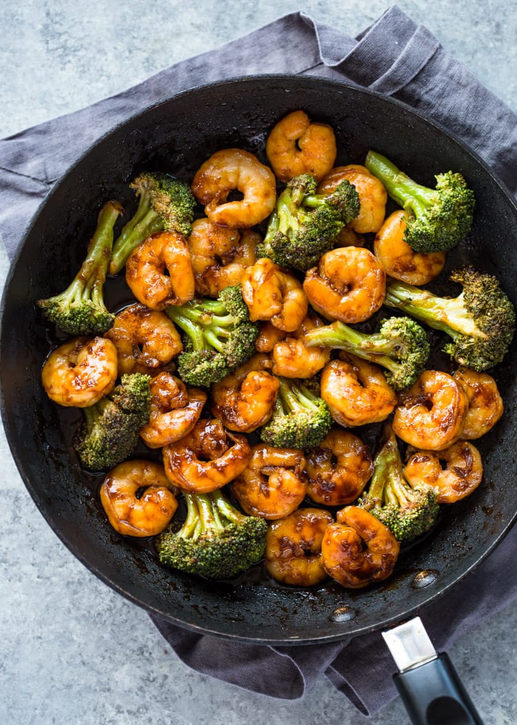 10-Minute Shrimp Teriyaki Stir-Fry
