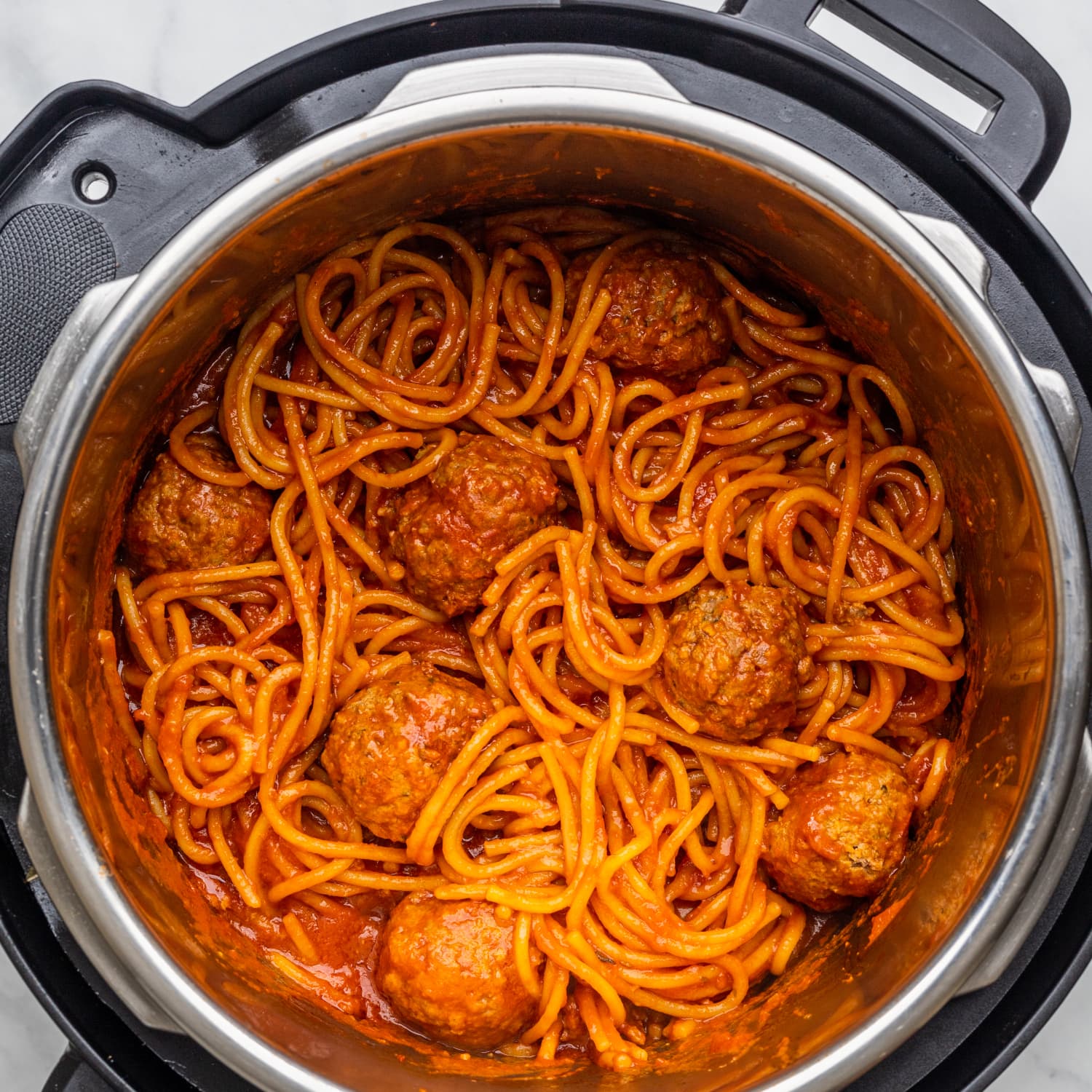 Instant Pot Spaghetti and Meatballs
