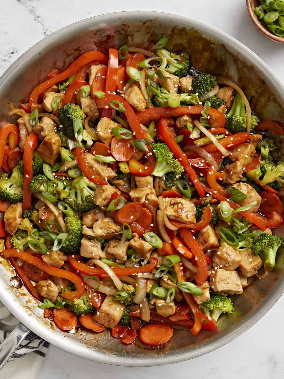 Insanely Fast Chicken and Veggies Stir Fry