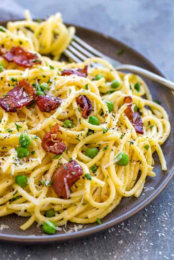 Insanely Fast Pasta Carbonara