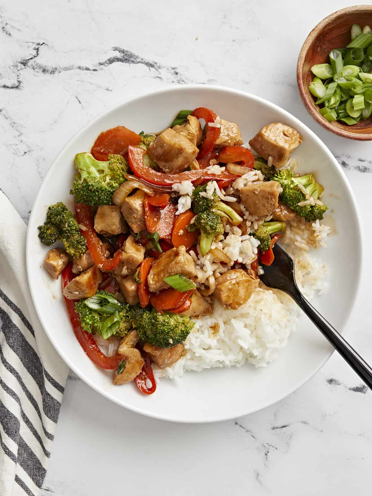 Quick Stir-Fried Chicken and Vegetables