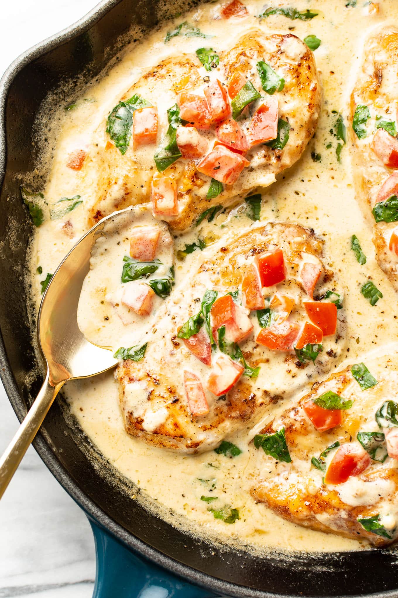 Very Easy Creamy Tomato Basil Chicken