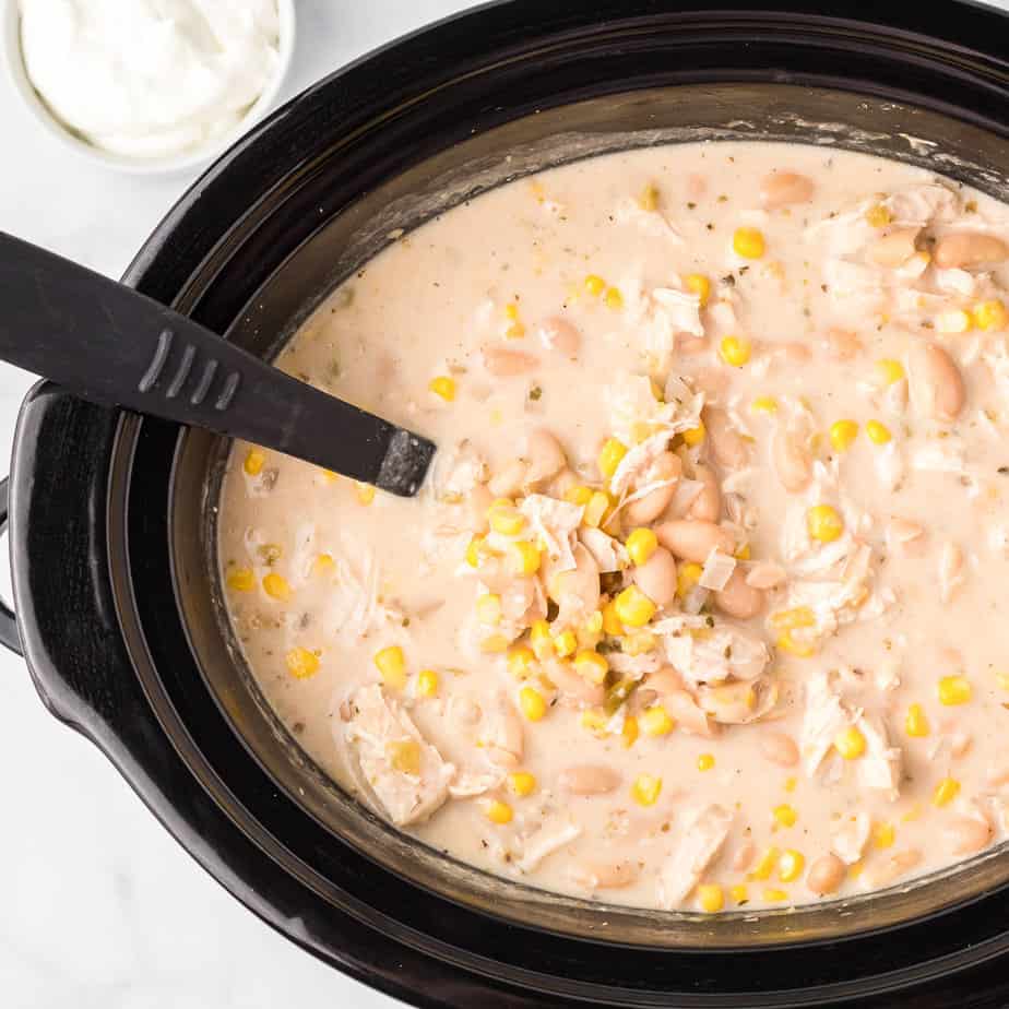 Very Easy Slow Cooker White Chicken Chili
