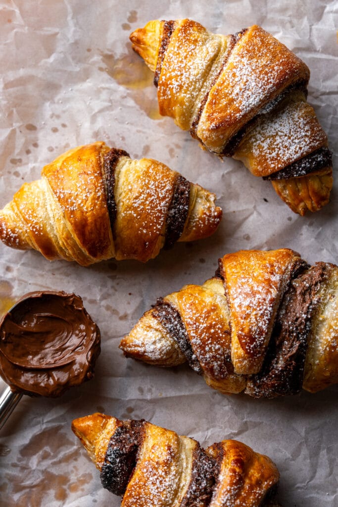 3-Ingredient Nutella Croissants