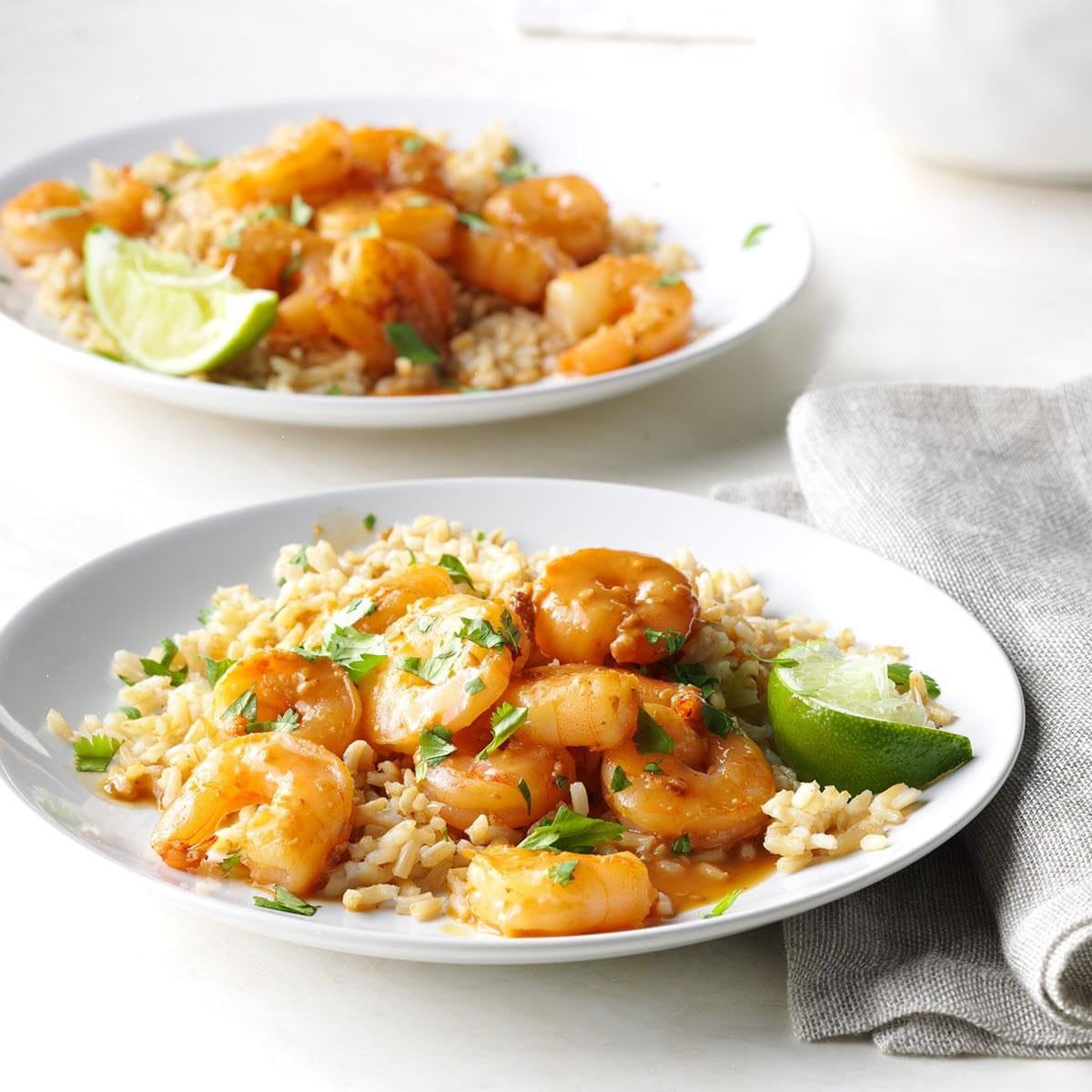 4-Ingredient Sesame Cilantro Shrimp