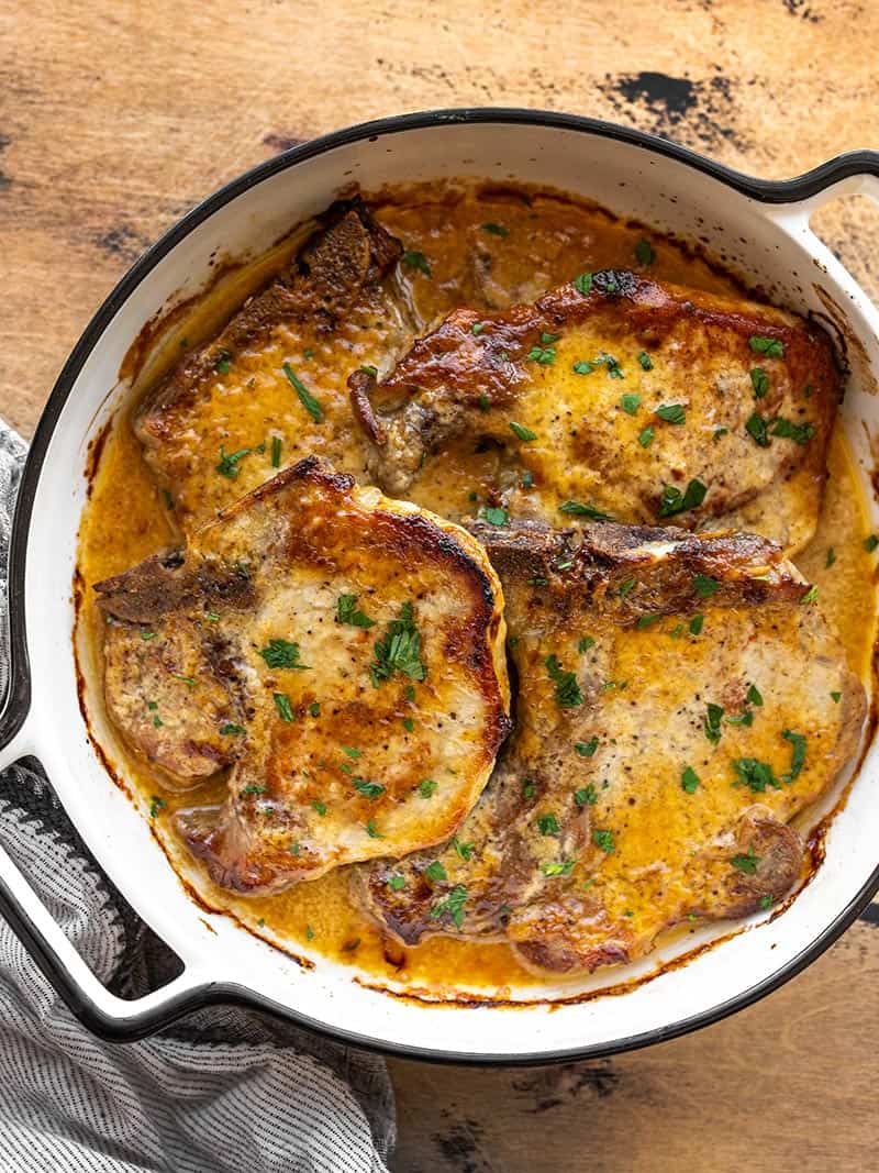 5-Ingredient Honey Mustard Pork Chops