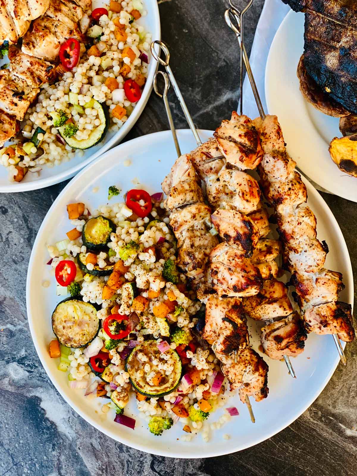 BBQ Chicken Kebabs