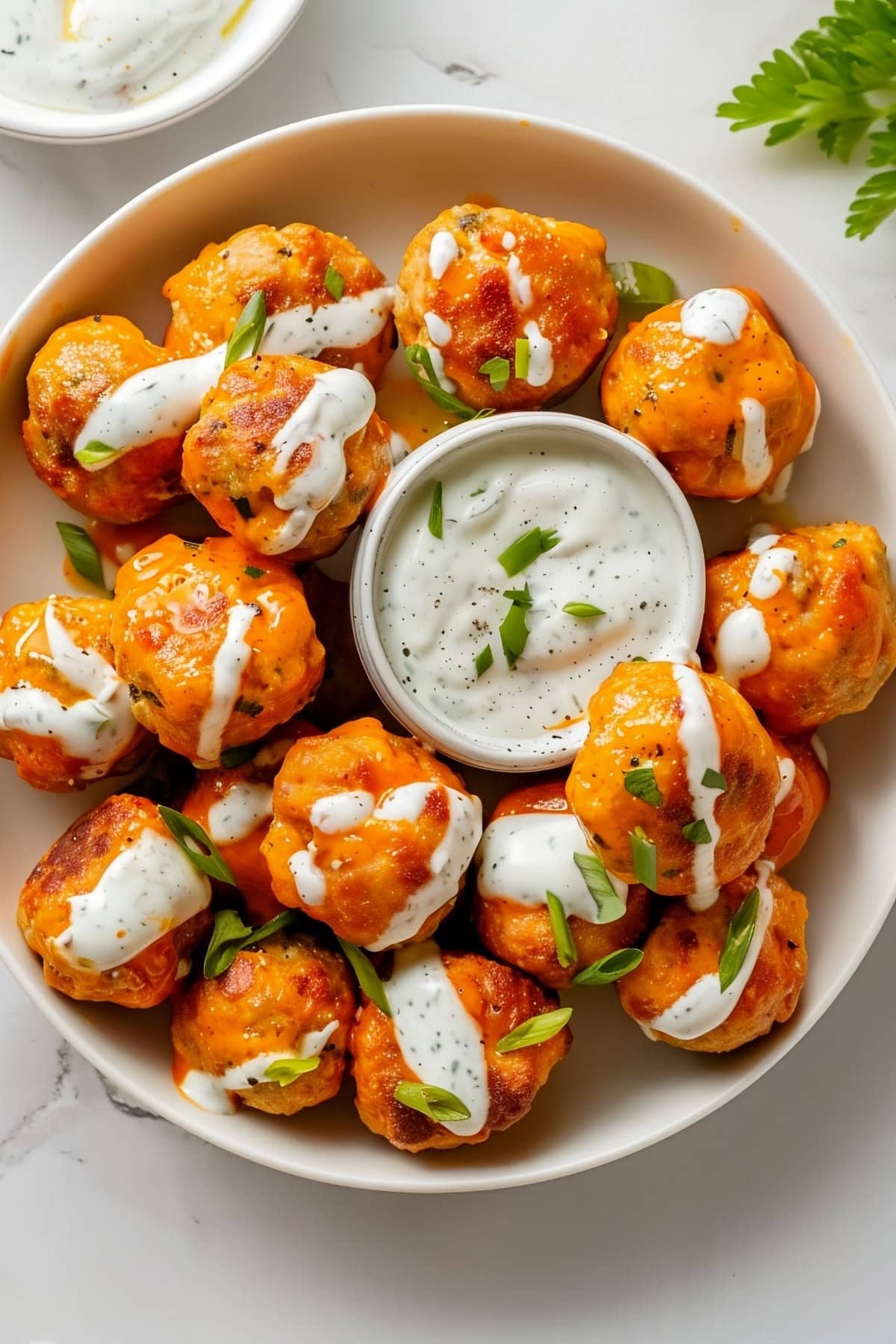 Buffalo Chicken Meatballs
