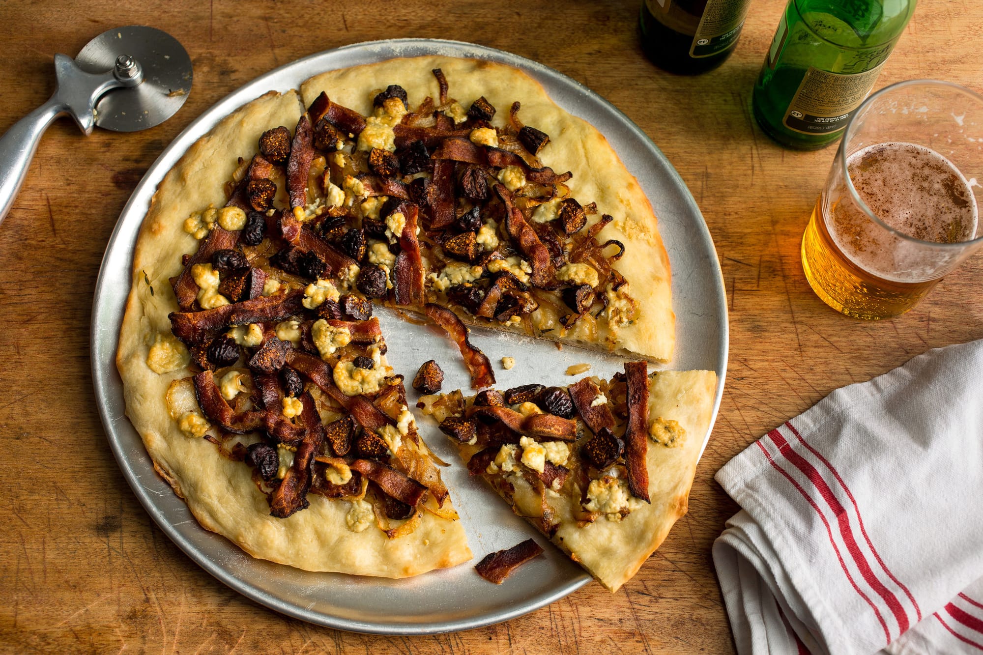 Caramelized Onion and Fig Pizza