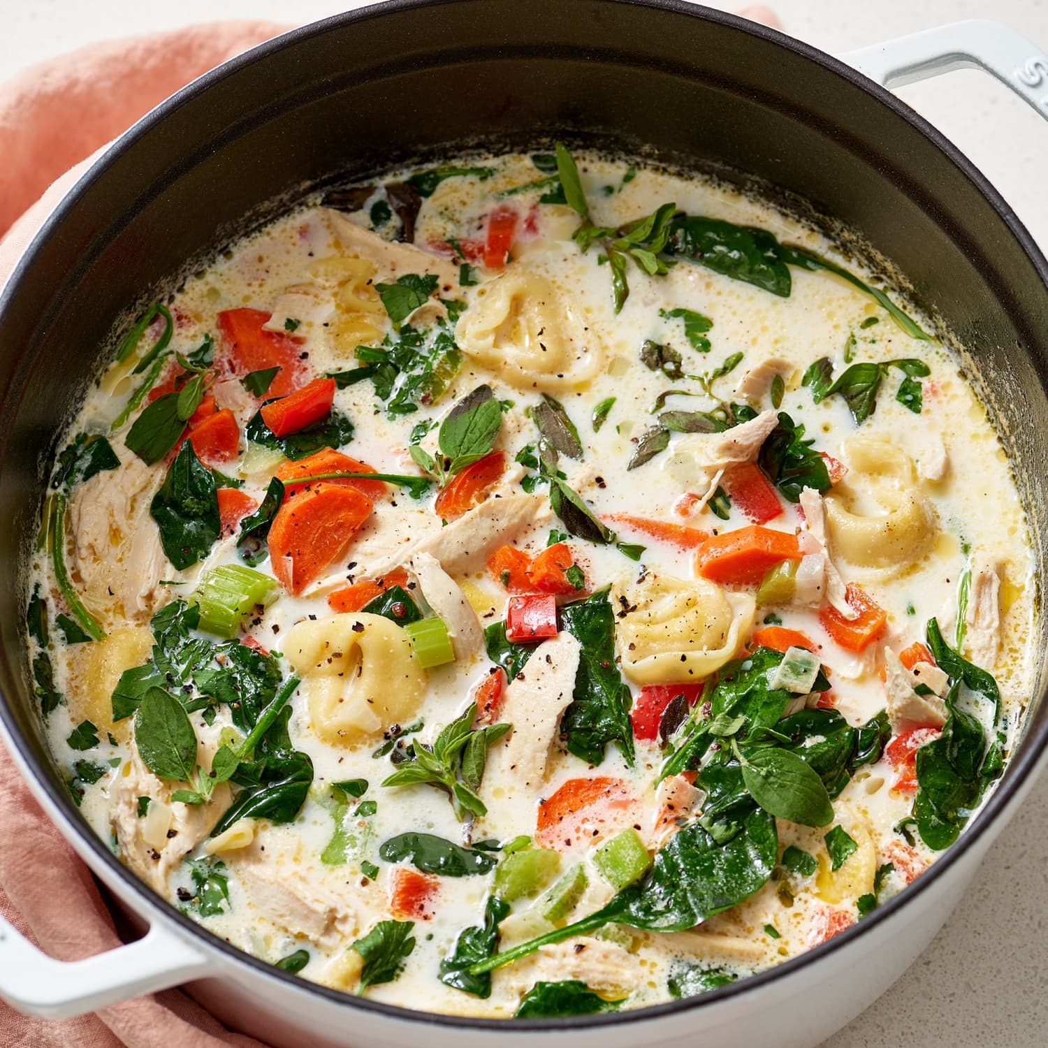 Chicken Tortellini Soup