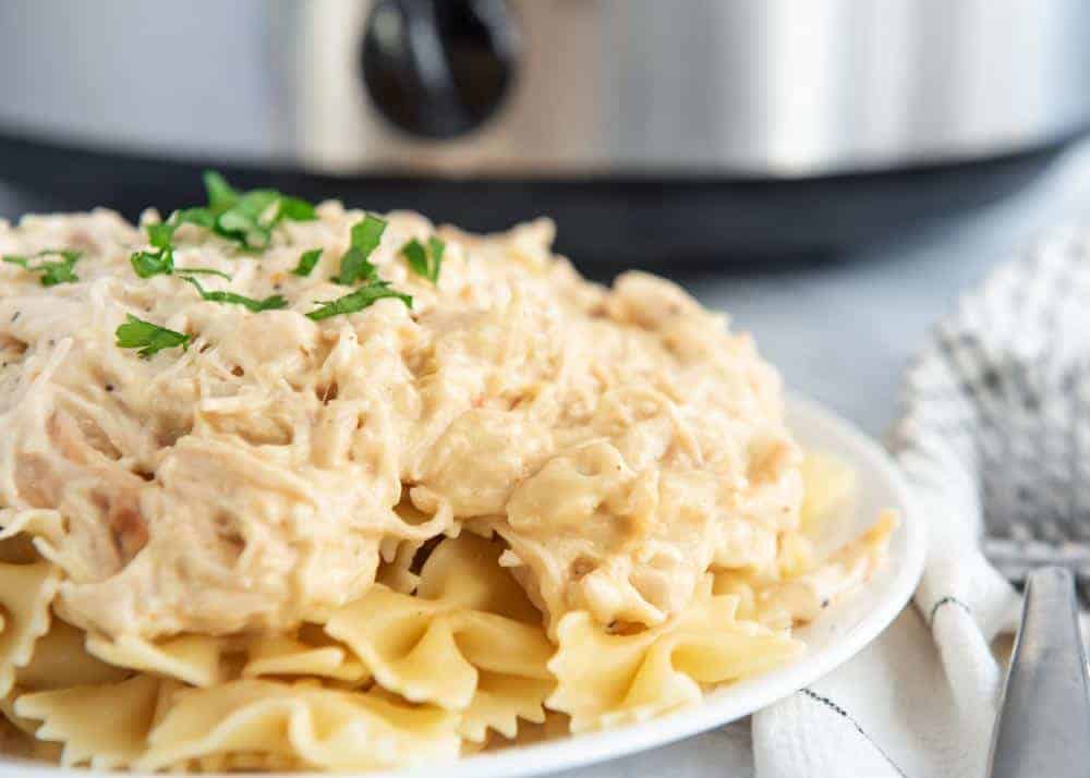 Creamy Crockpot Italian Chicken
