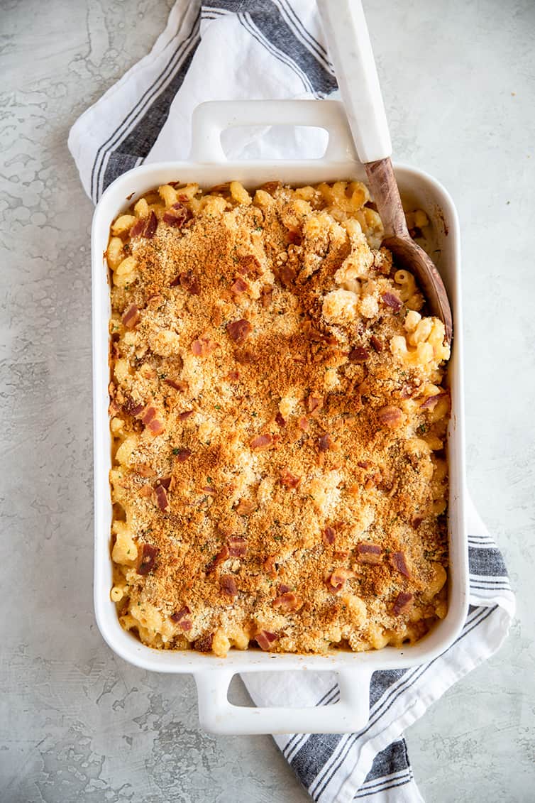 Homemade Mac and Cheese with Ritz Crackers