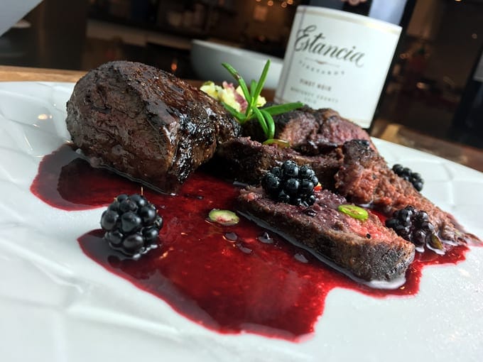 Minnesota: Elk Medallions with Lingonberry Sauce
