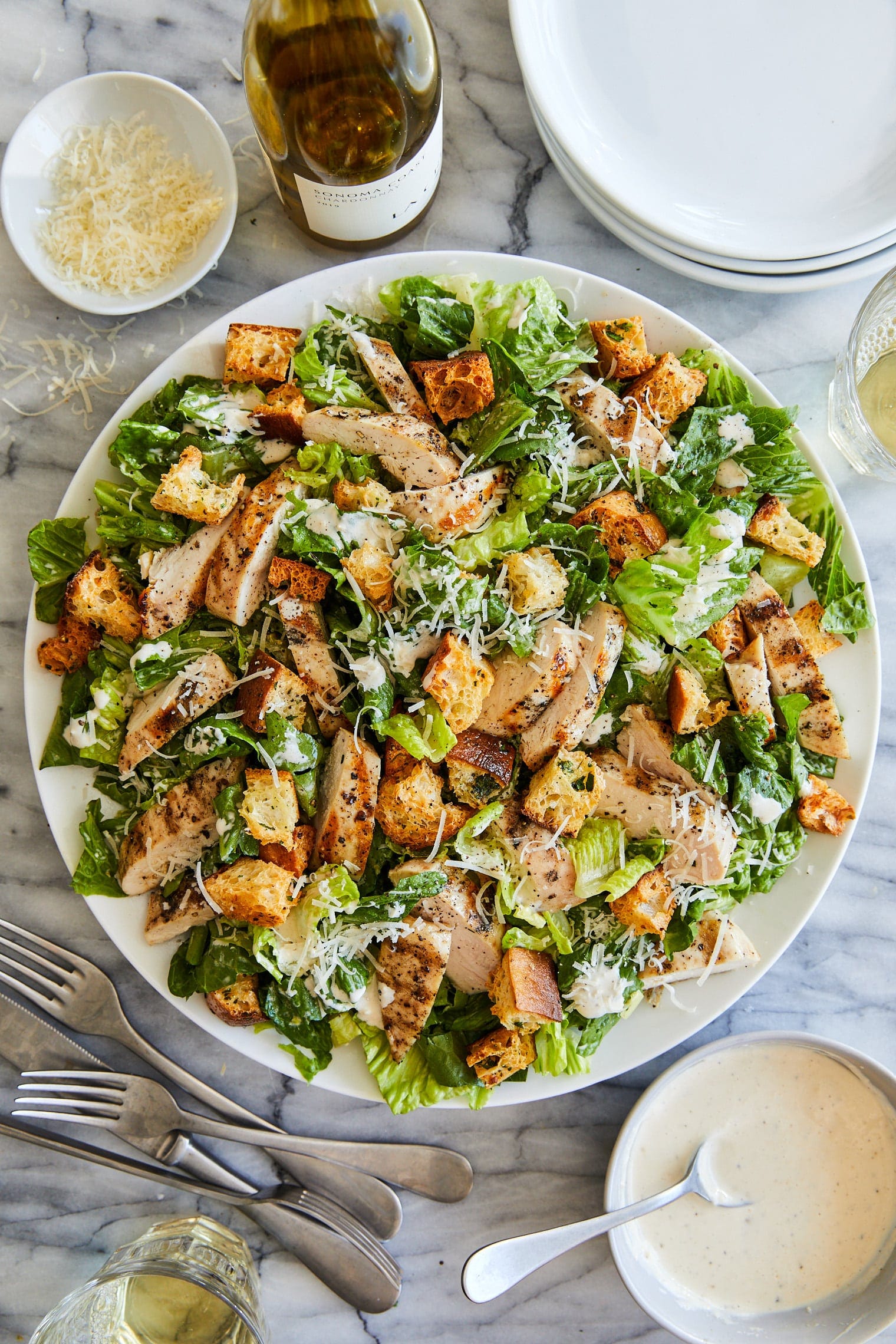 Quick Chicken Caesar Salad