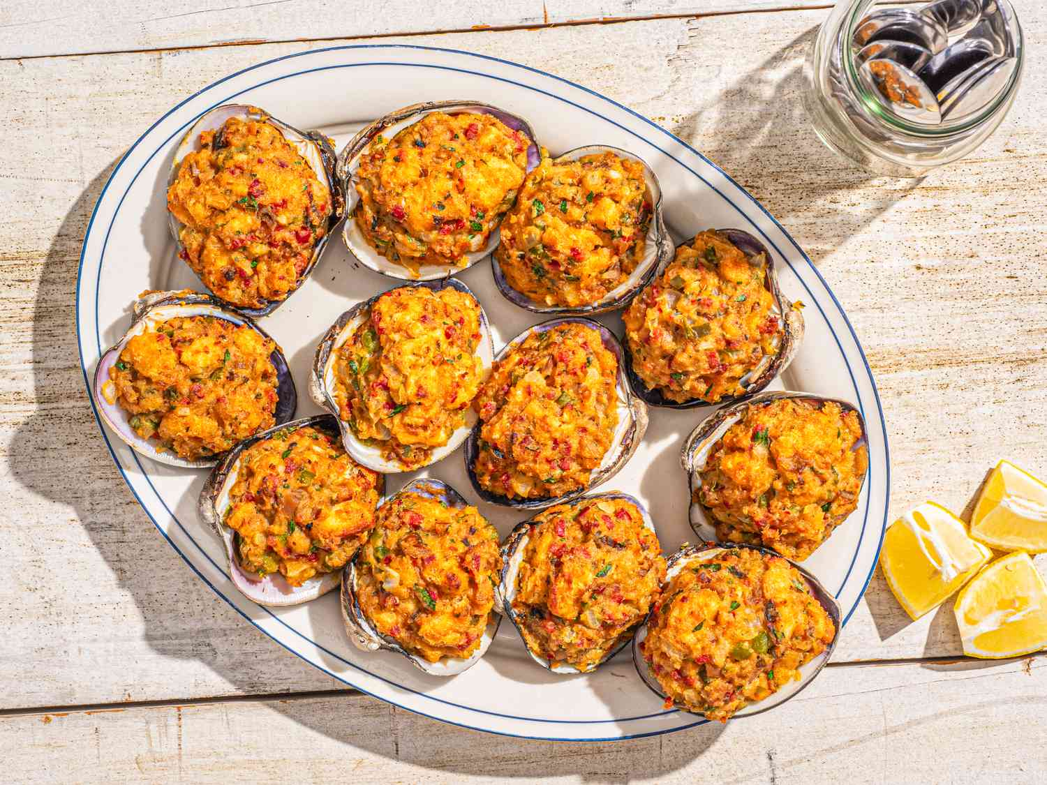 Rhode Island: Stuffed Quahogs with Caviar