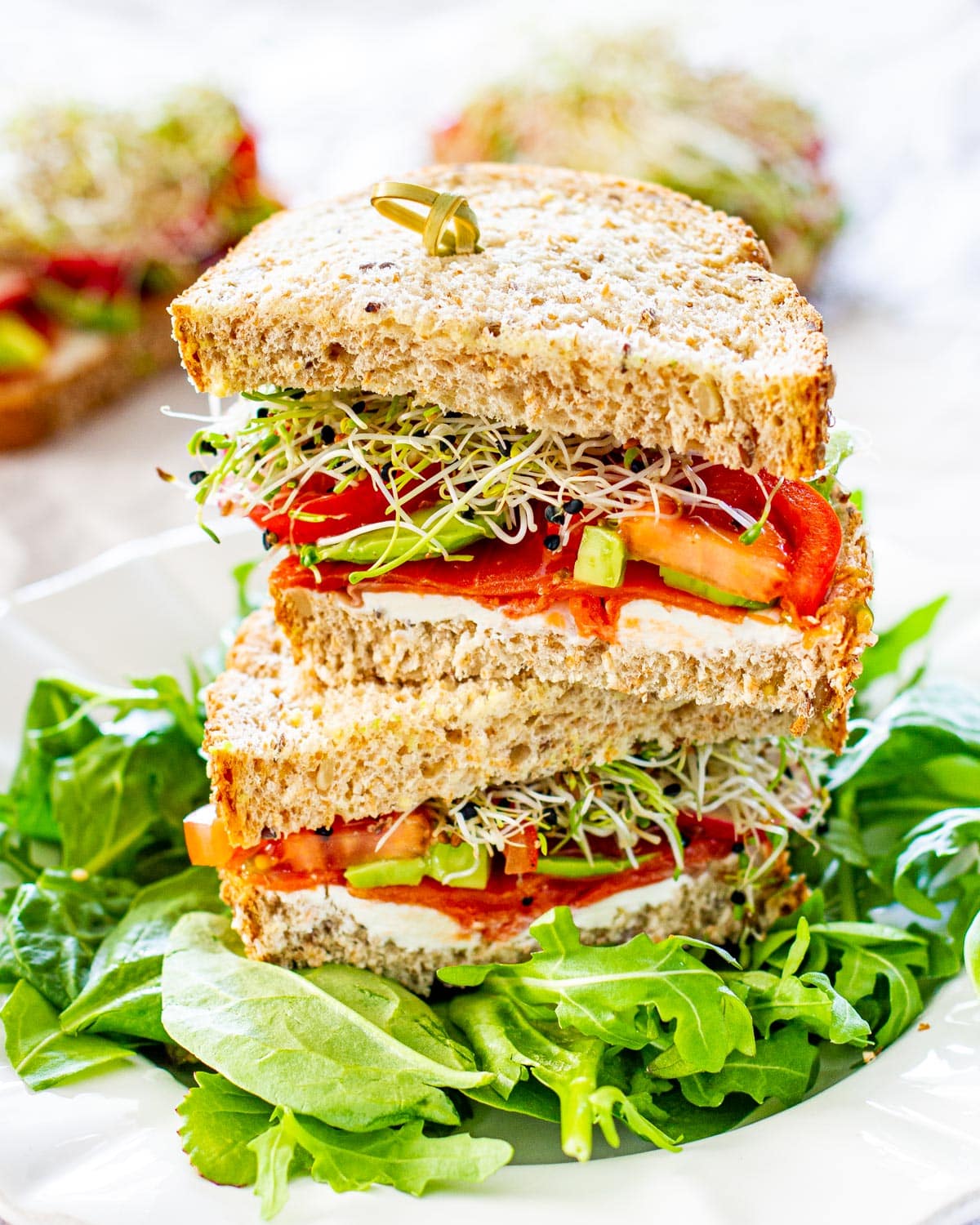 Smoked Salmon Sandwich