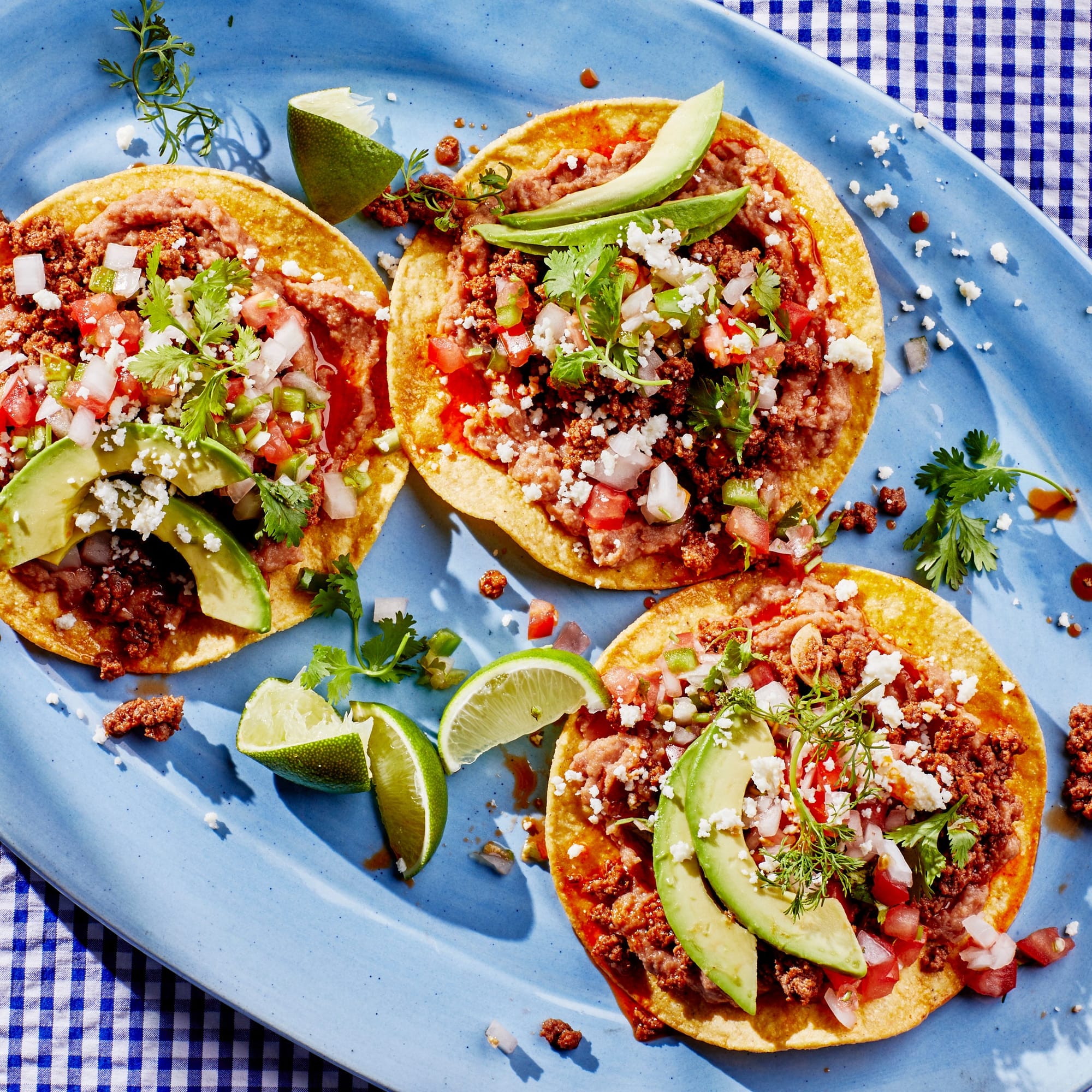Refried Bean Tostadas