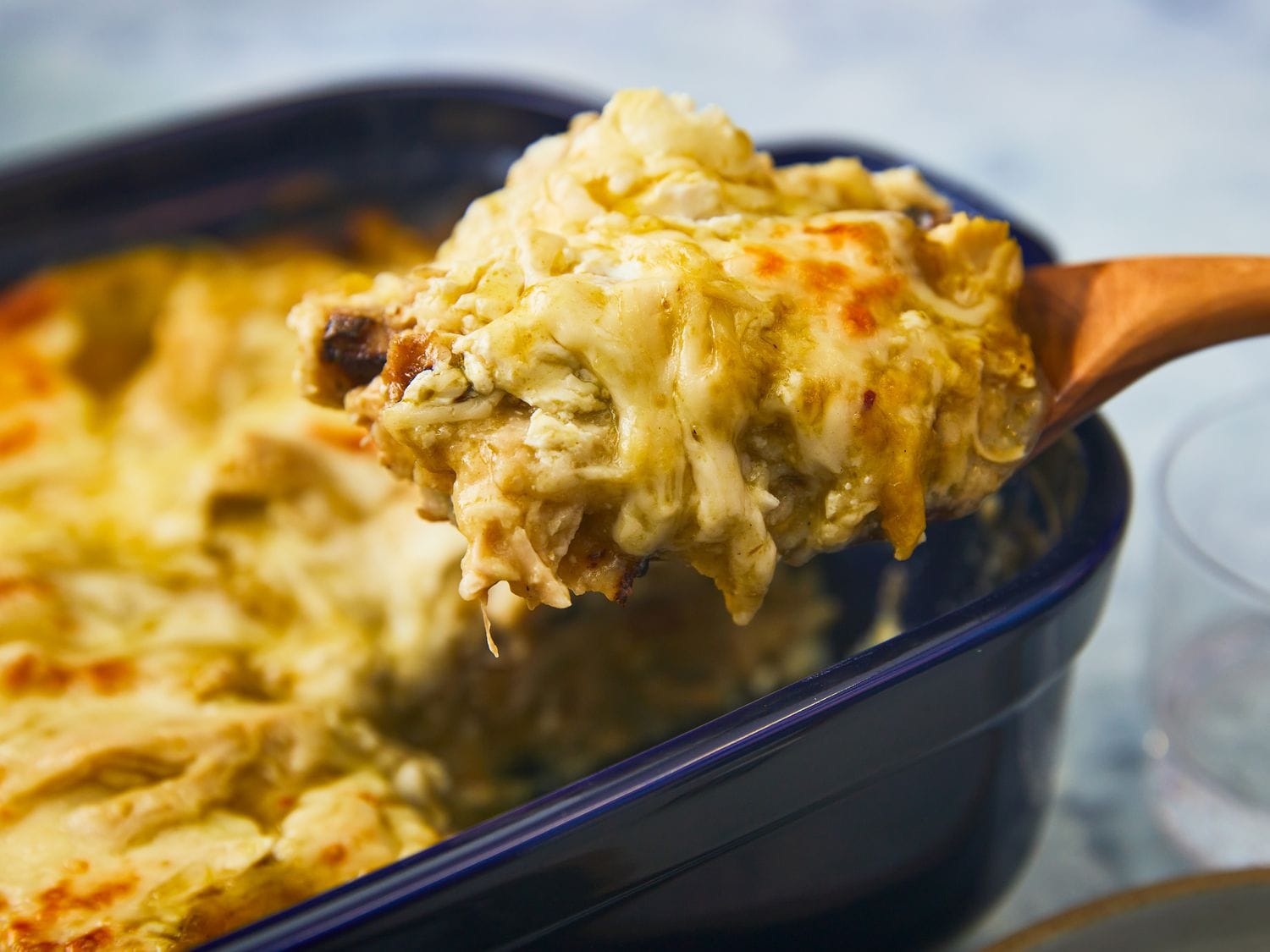 Green Chile Enchilada Casserole Recipe
