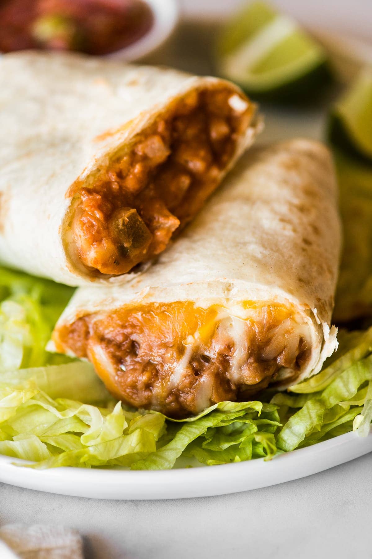 Easy Bean and Cheese Burrito Recipe