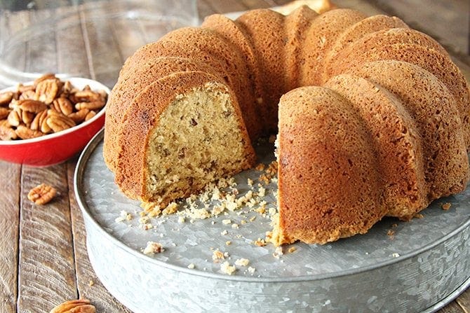 Brown Sugar Pecan Loaf Cake