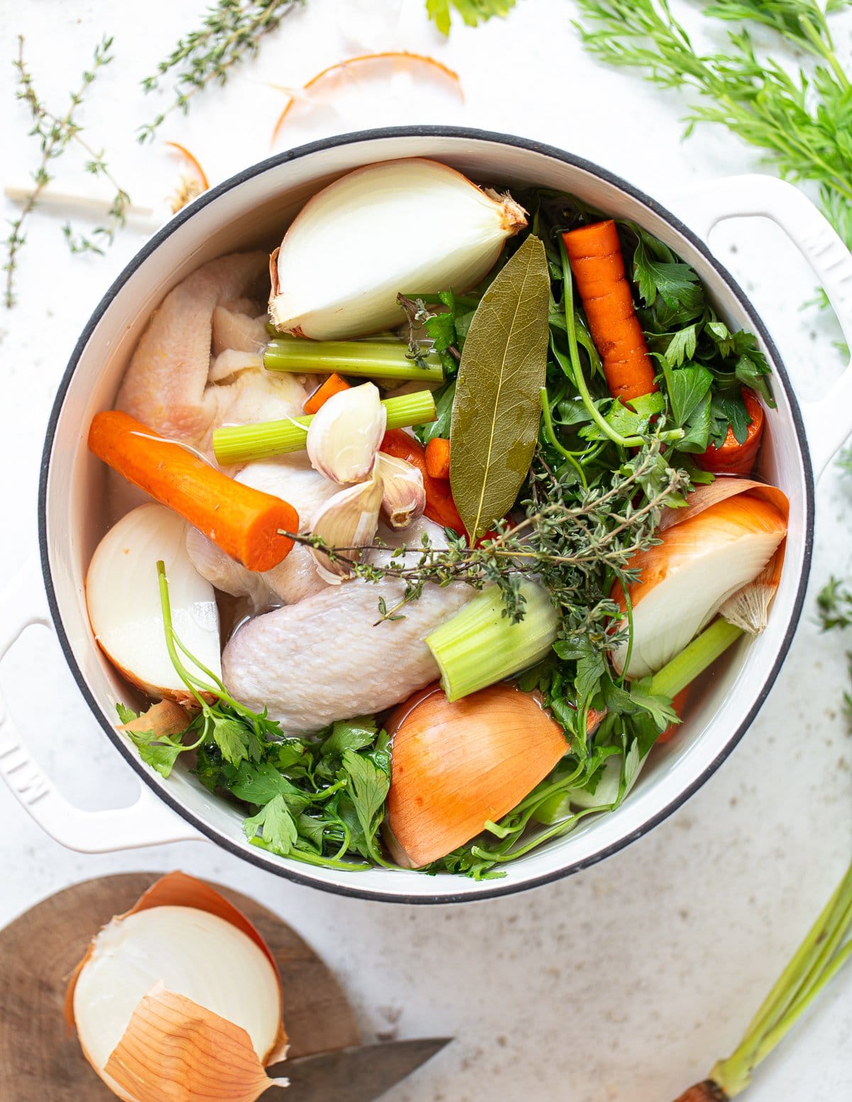 Basic Chicken Broth Recipe