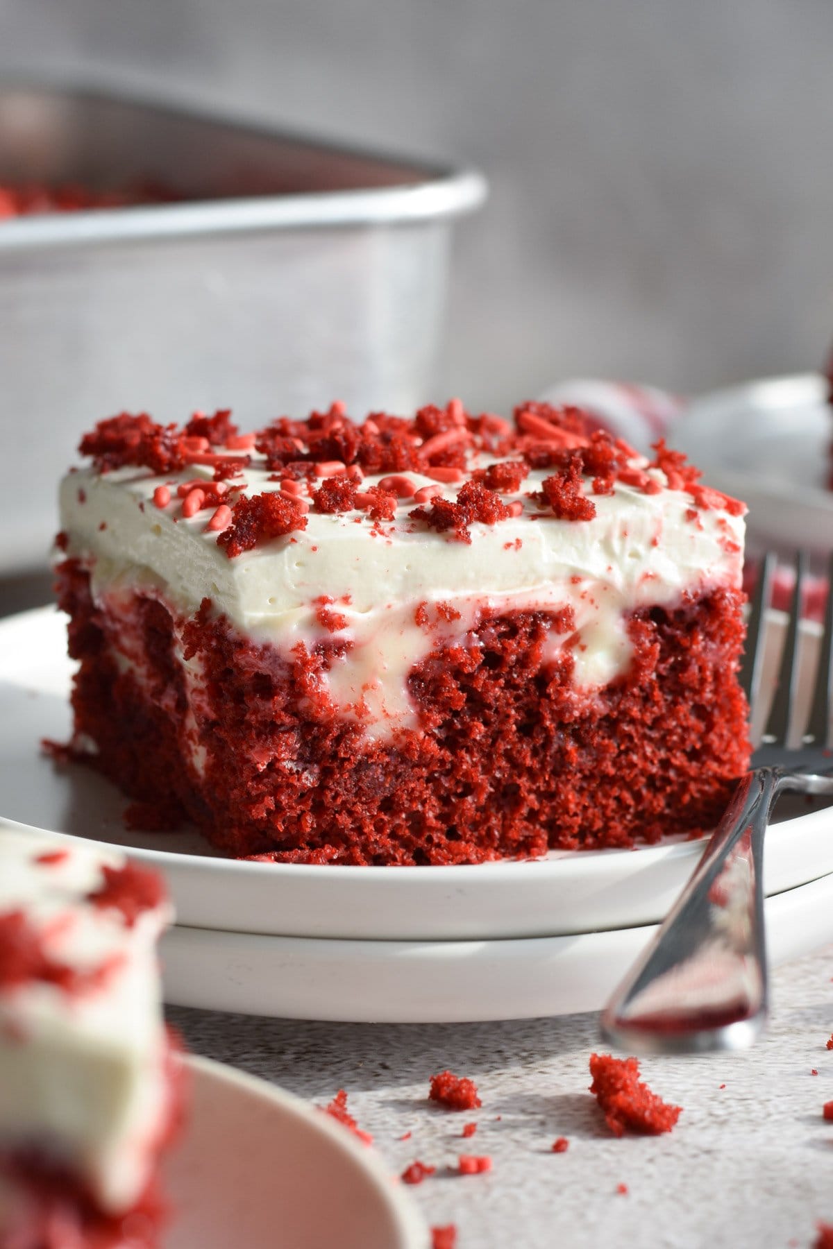 Red Velvet Poke Cake