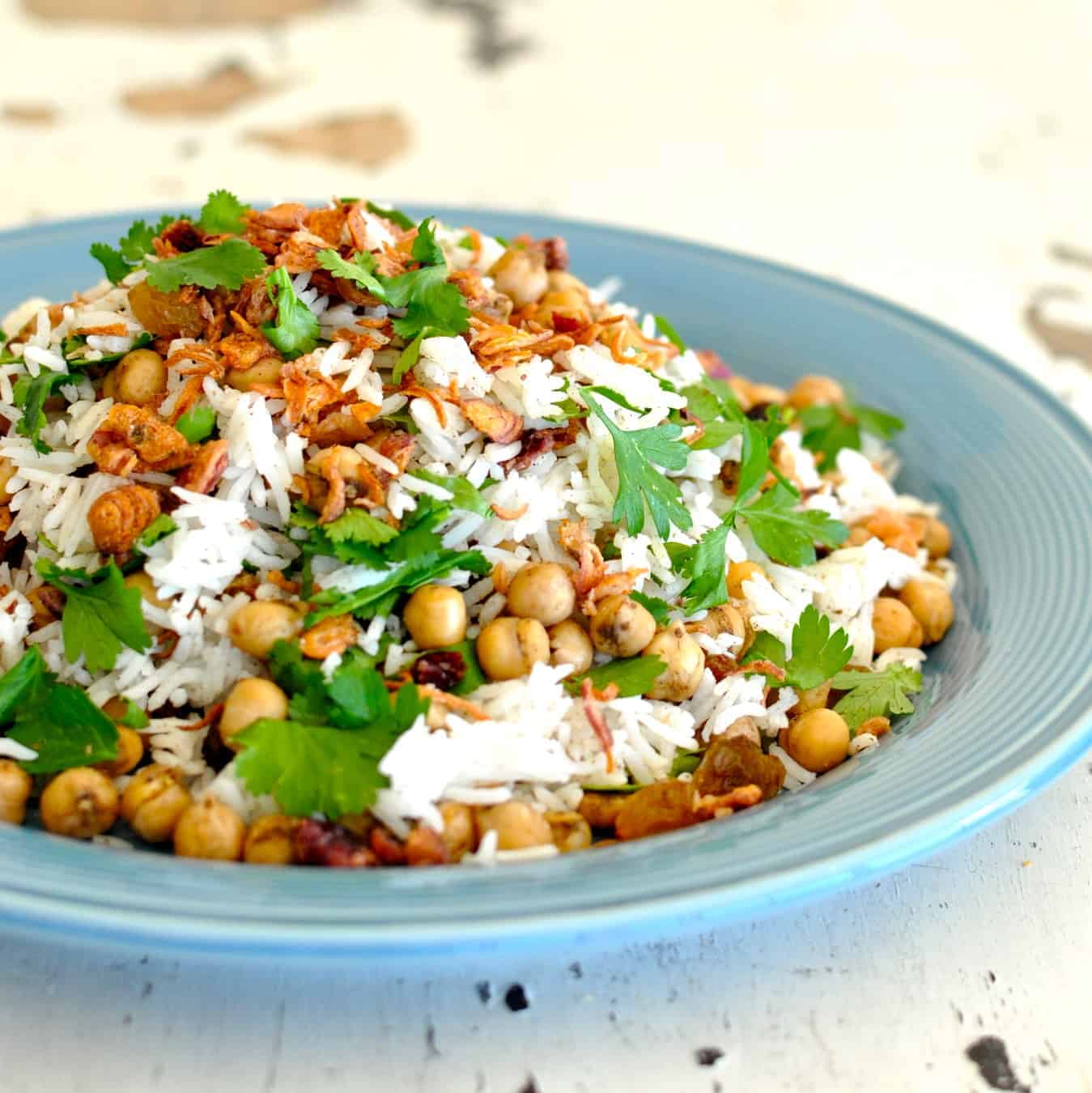 Chickpea and Rice Pilaf