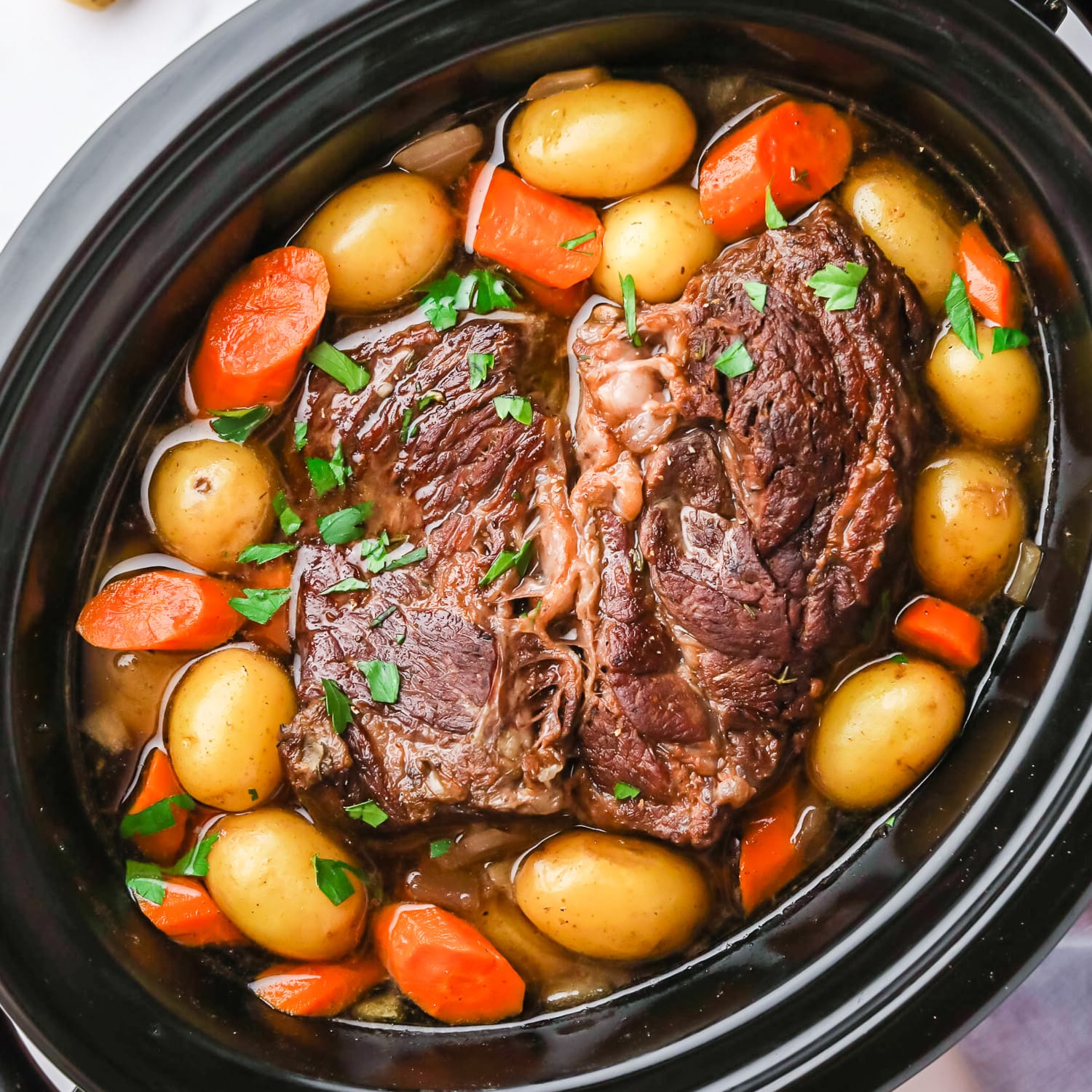 Classic Slow Cooker Pot Roast Recipe