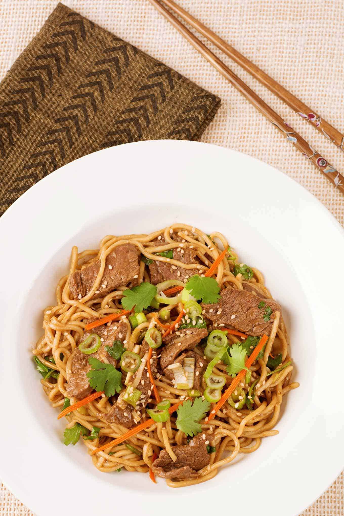 Five-Spice Stir-Fried Noodles Recipe