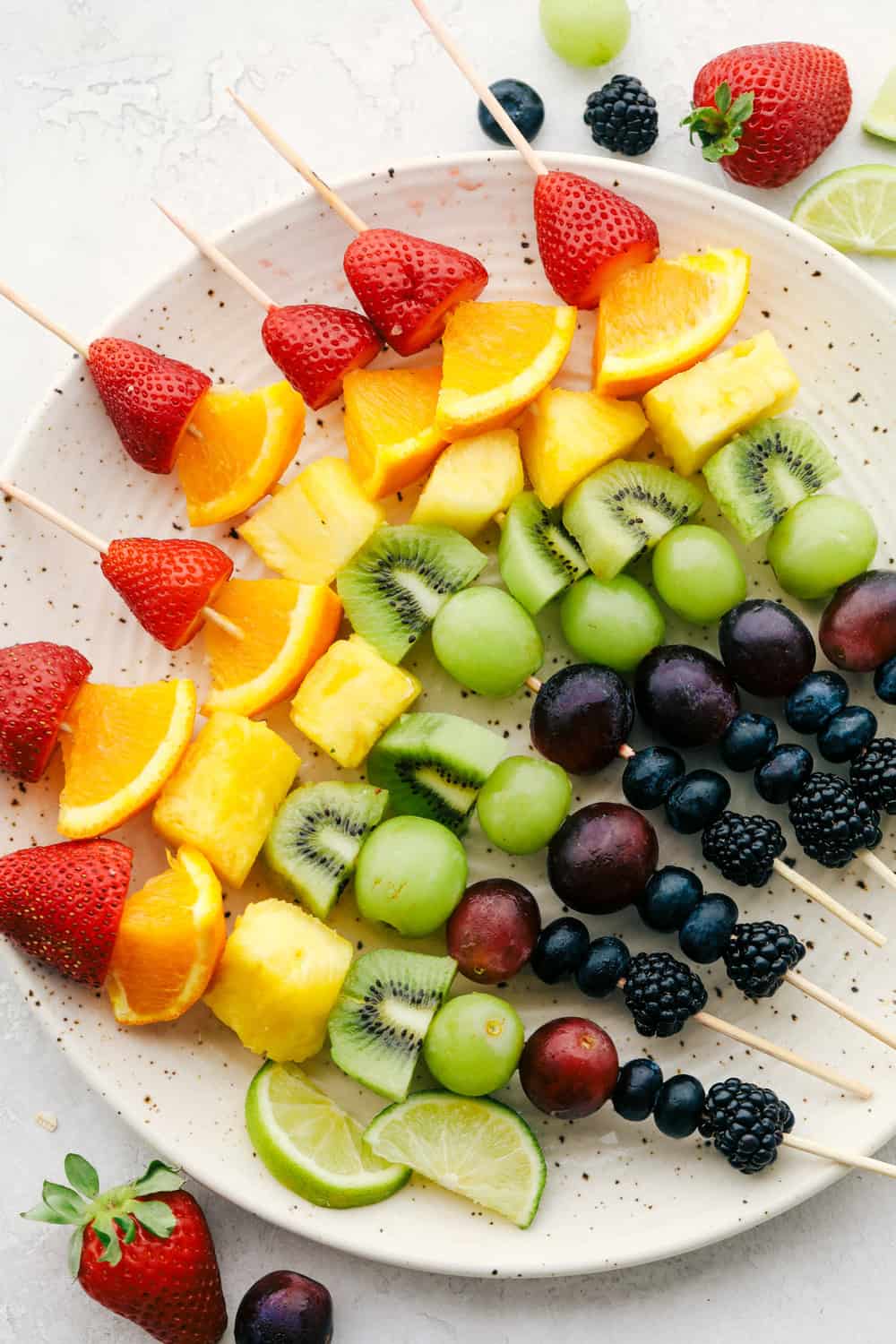 Rainbow Fruit Kabobs