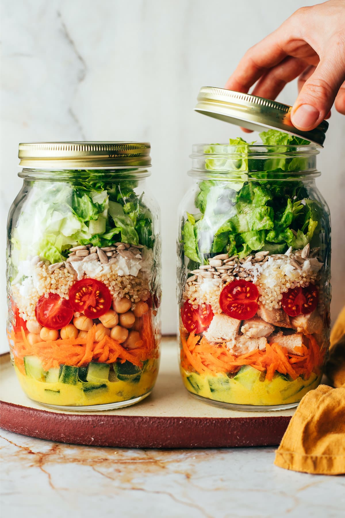 Pre-Prepped Mason Jar Salads