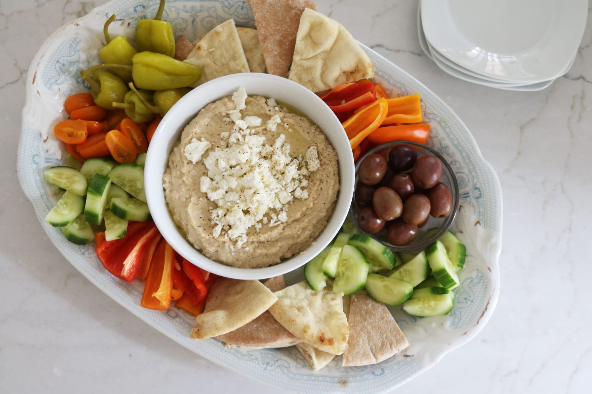 Basic Hummus Plate Recipe