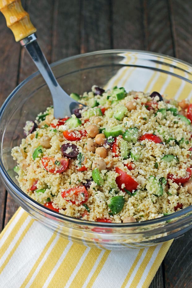 Mediterranean Couscous with Canned Vegetables