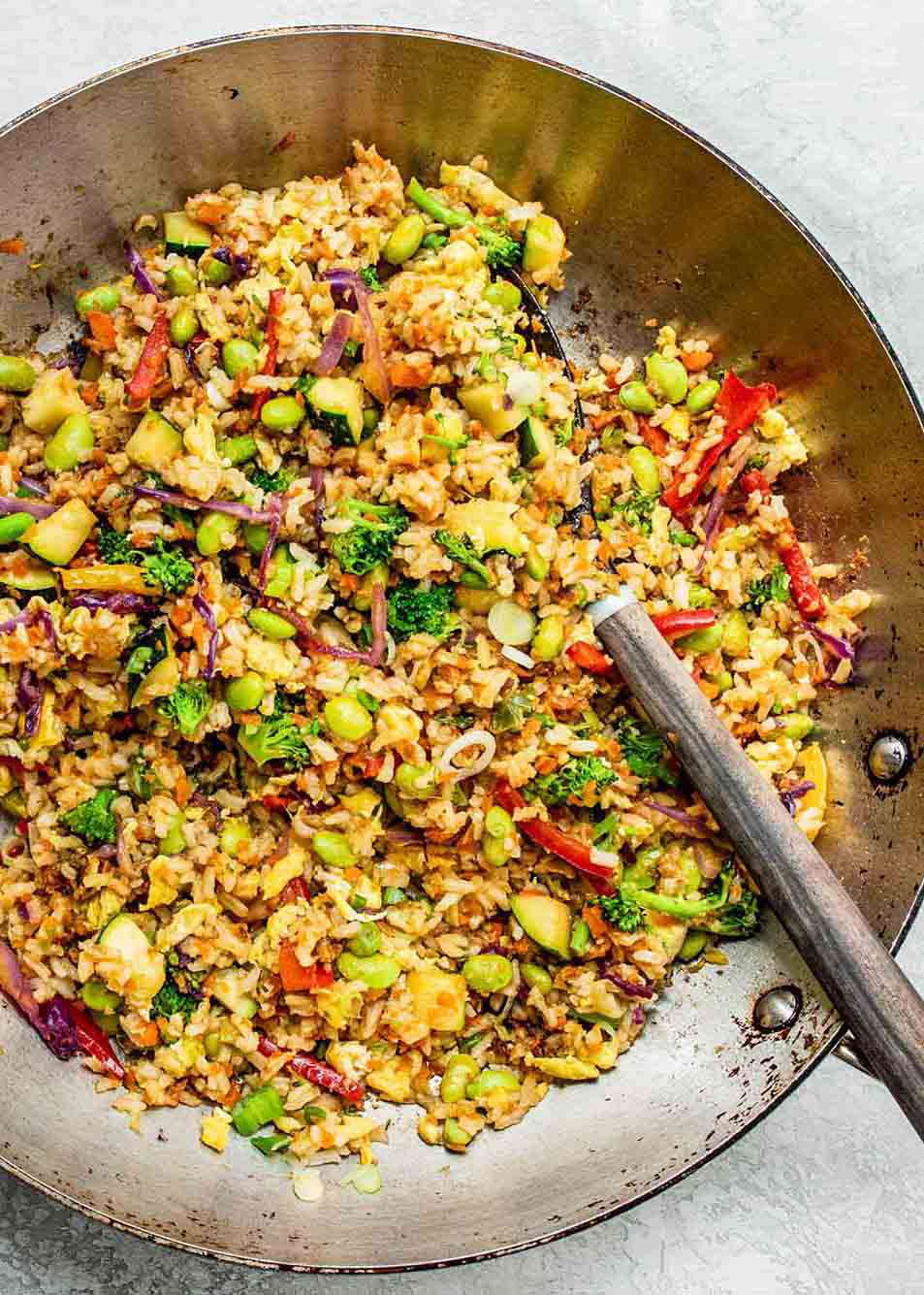 Rice and Vegetable Stir Fry Recipe