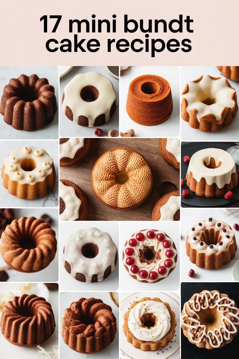 17 mini bundt cake recipes
