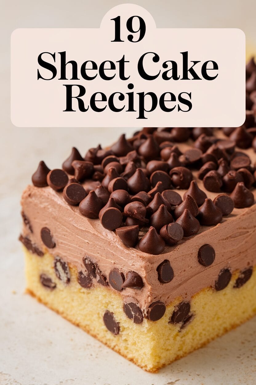 19 sheet cake recipes