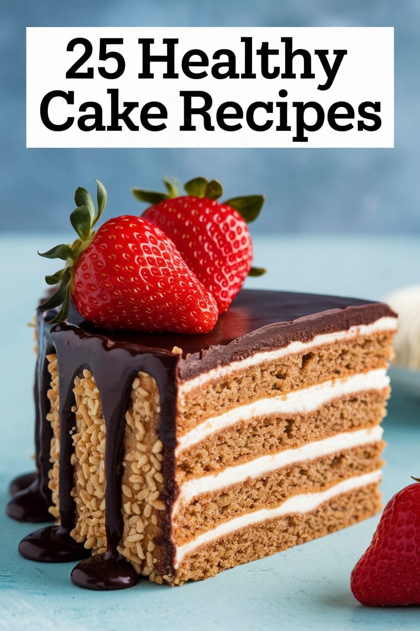 25 healthy cake recipes