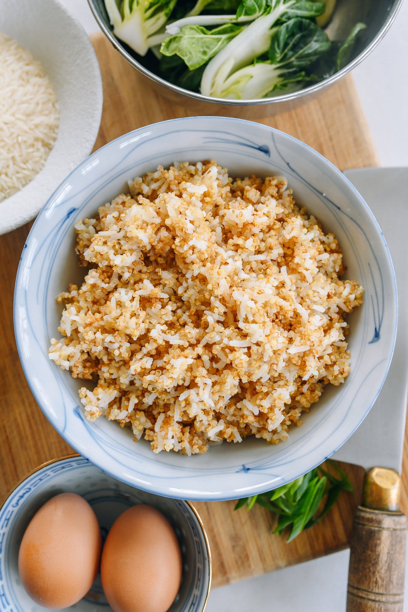 Rice and Quinoa (after cooking)