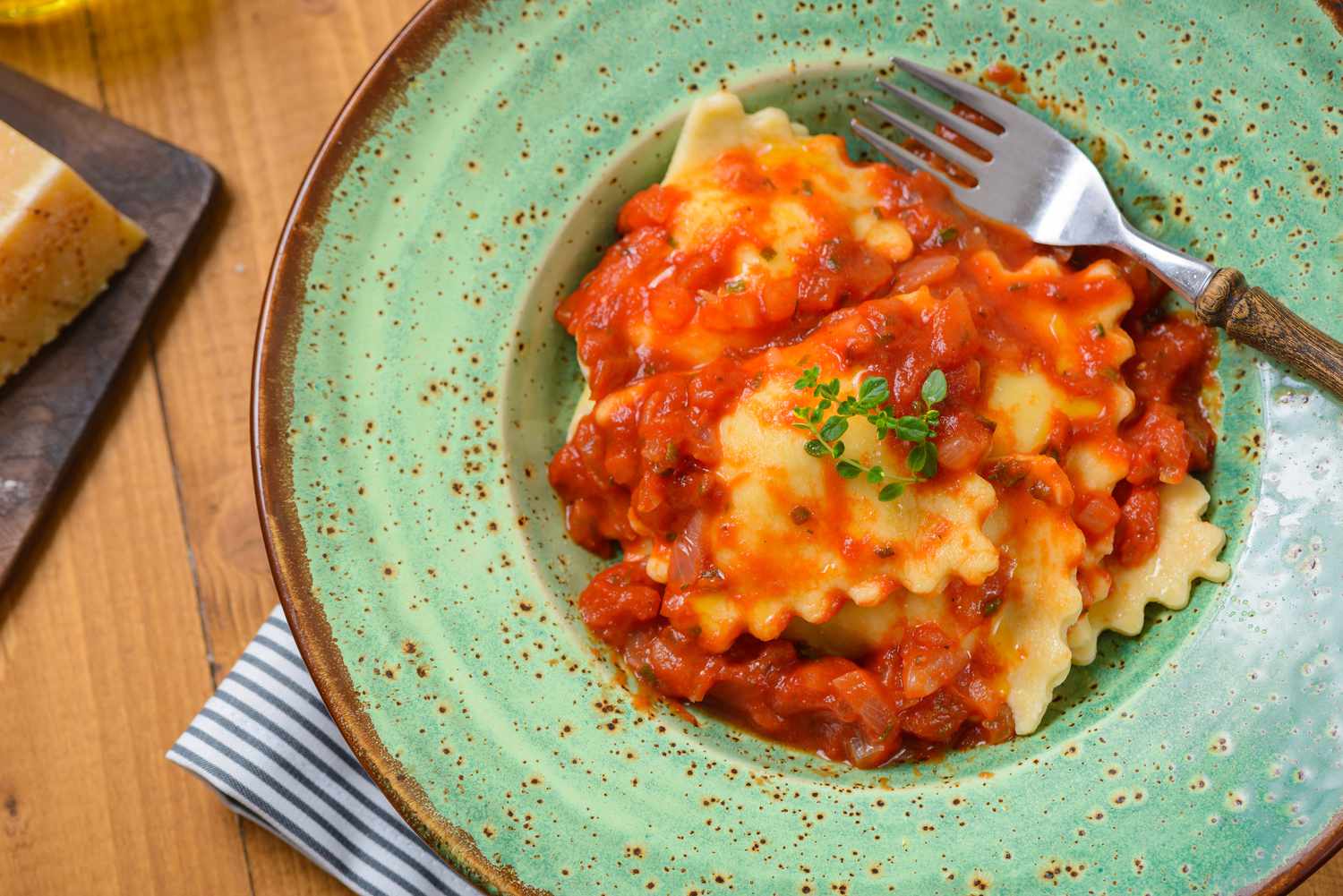 Three-Cheese Ravioli Recipe