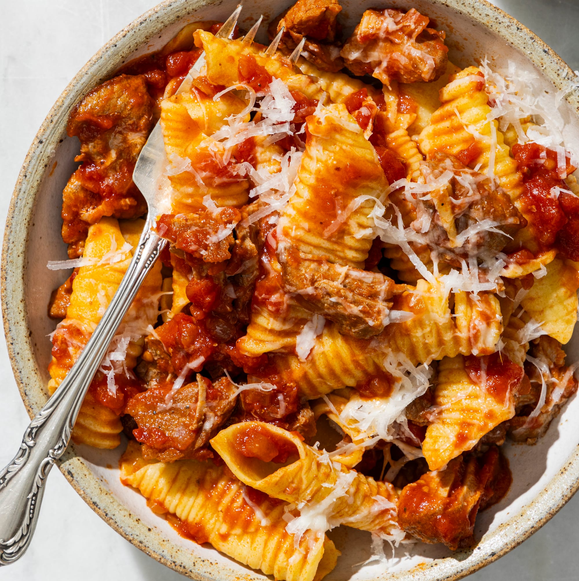 Slow-Simmered Red Sauce Pasta