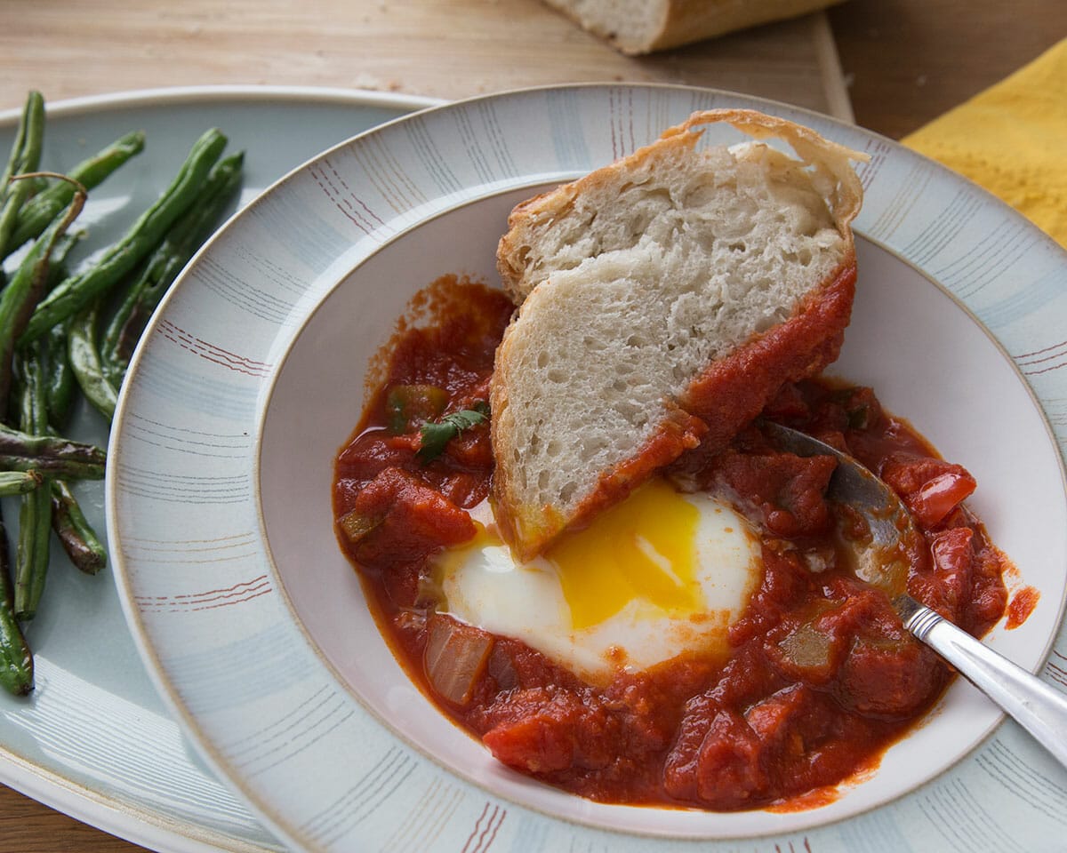 Shakshuka with Crusty Bread