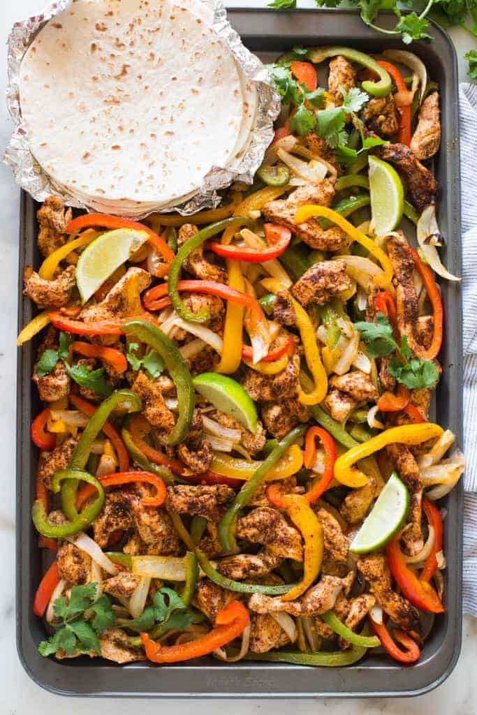 Sheet Pan Chicken Fajitas Recipe