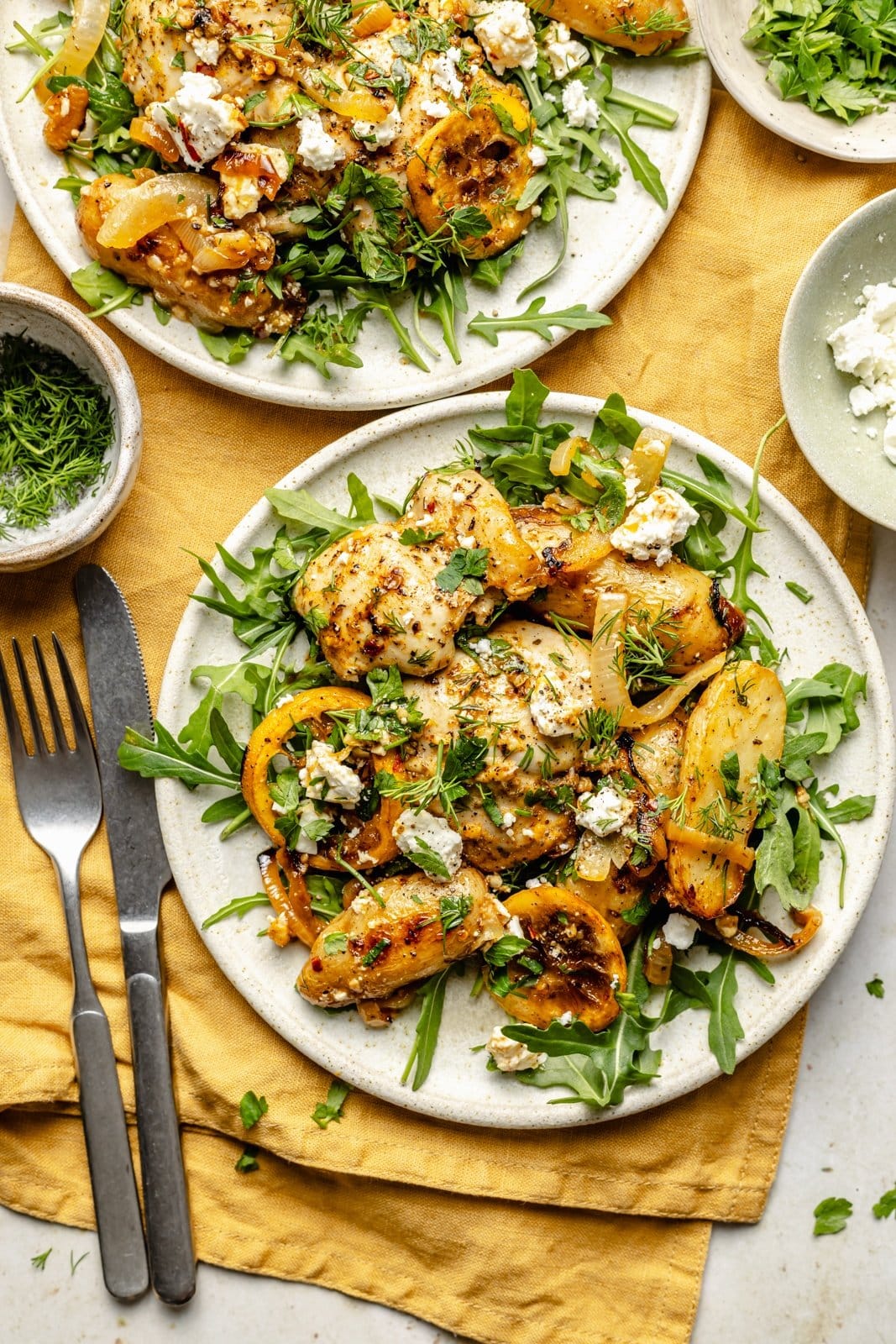 One-Pan Lemon Garlic Roasted Chicken and Veggies