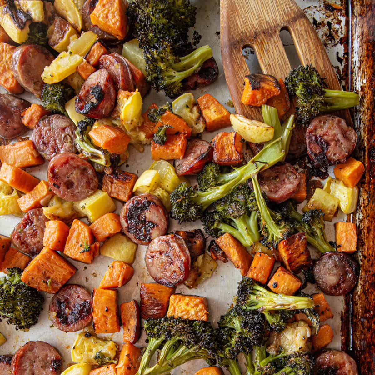 Sheet Pan Sausage and Vegetables Recipe