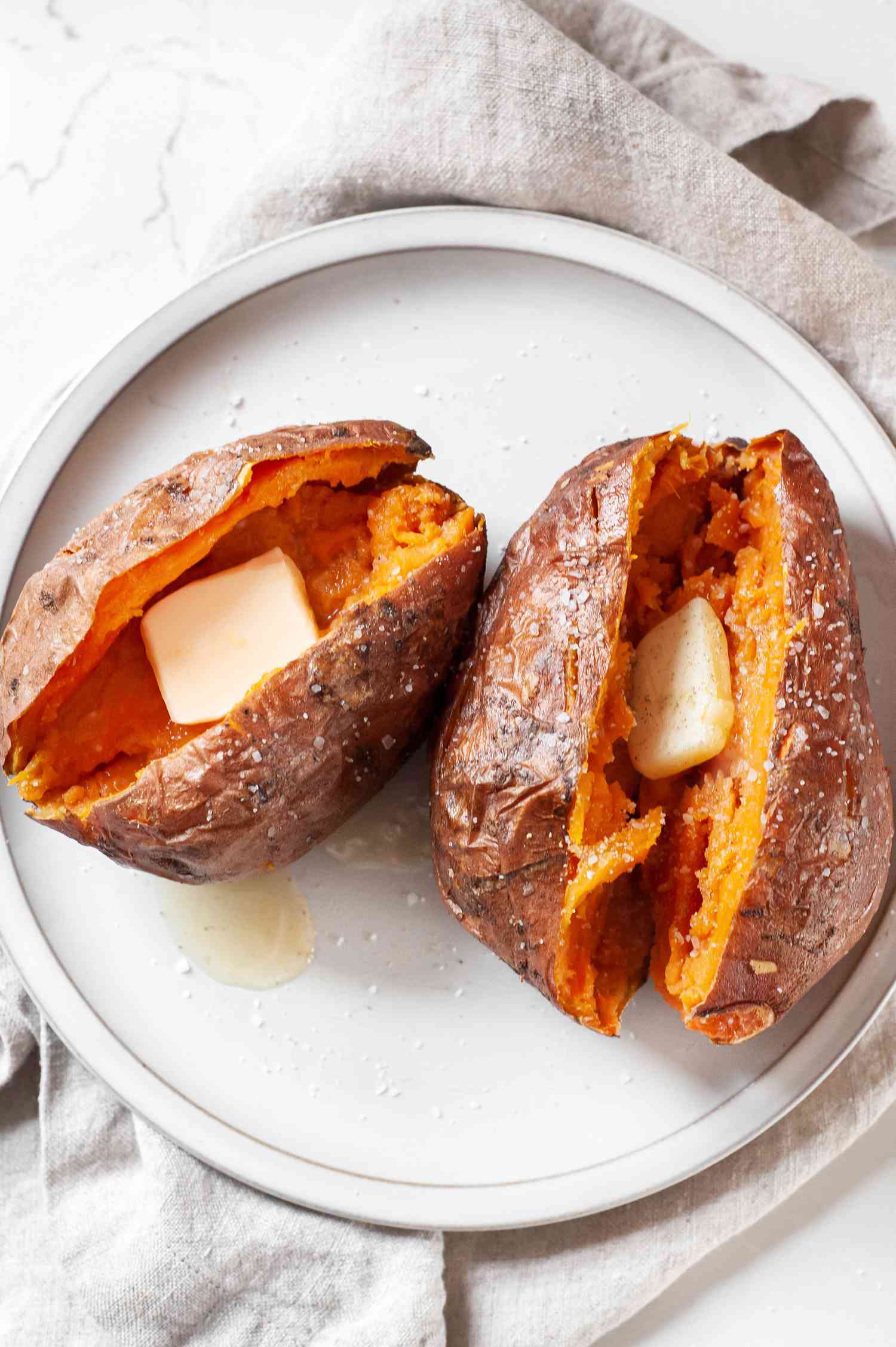 Easy Microwaved Sweet Potato Recipe