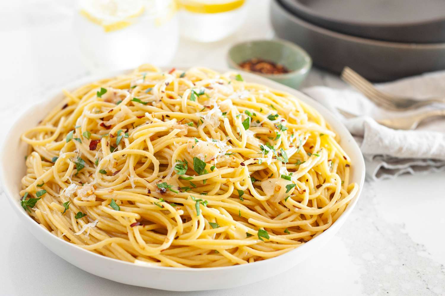 Spaghetti Aglio e Olio Recipe